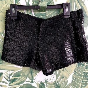 Sequin hot shorts